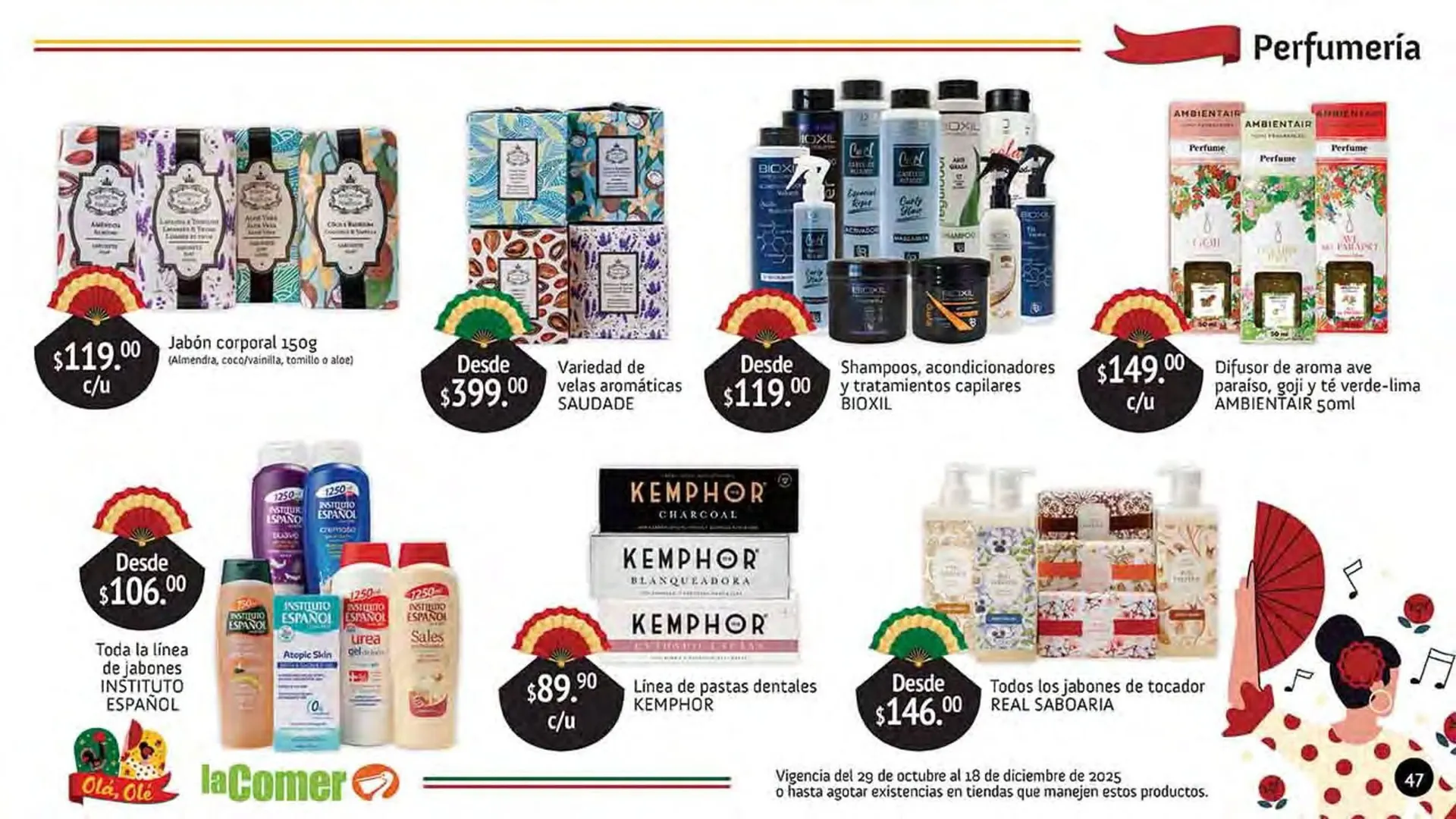 Catálogo de Folleto La Comer 29 de octubre al 18 de diciembre 2025 - Pagina 47