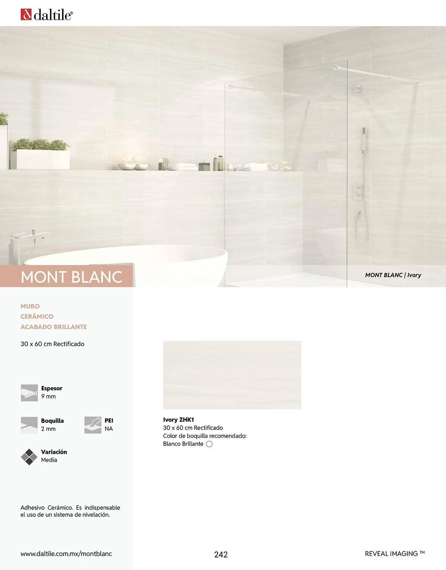 Catálogo de Catálogo Daltile 13 de enero al 31 de diciembre 2026 - Pagina 242