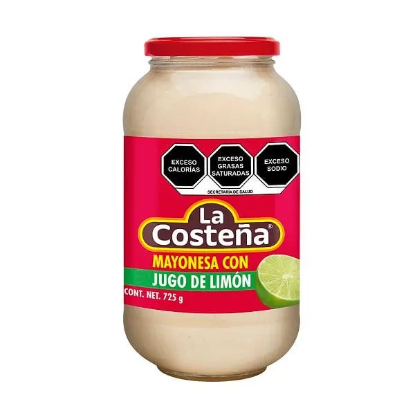 Mayonesa con jugo de limón La Costeña 725 g - Mayonesa con jugo de limón La Costeña 725 g