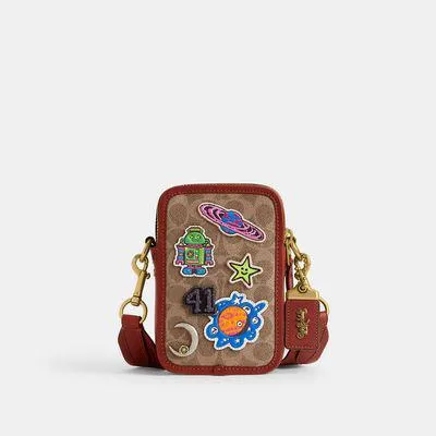 Bolsa Crossbody Rogue 12 Cosmic Canvas con Parches