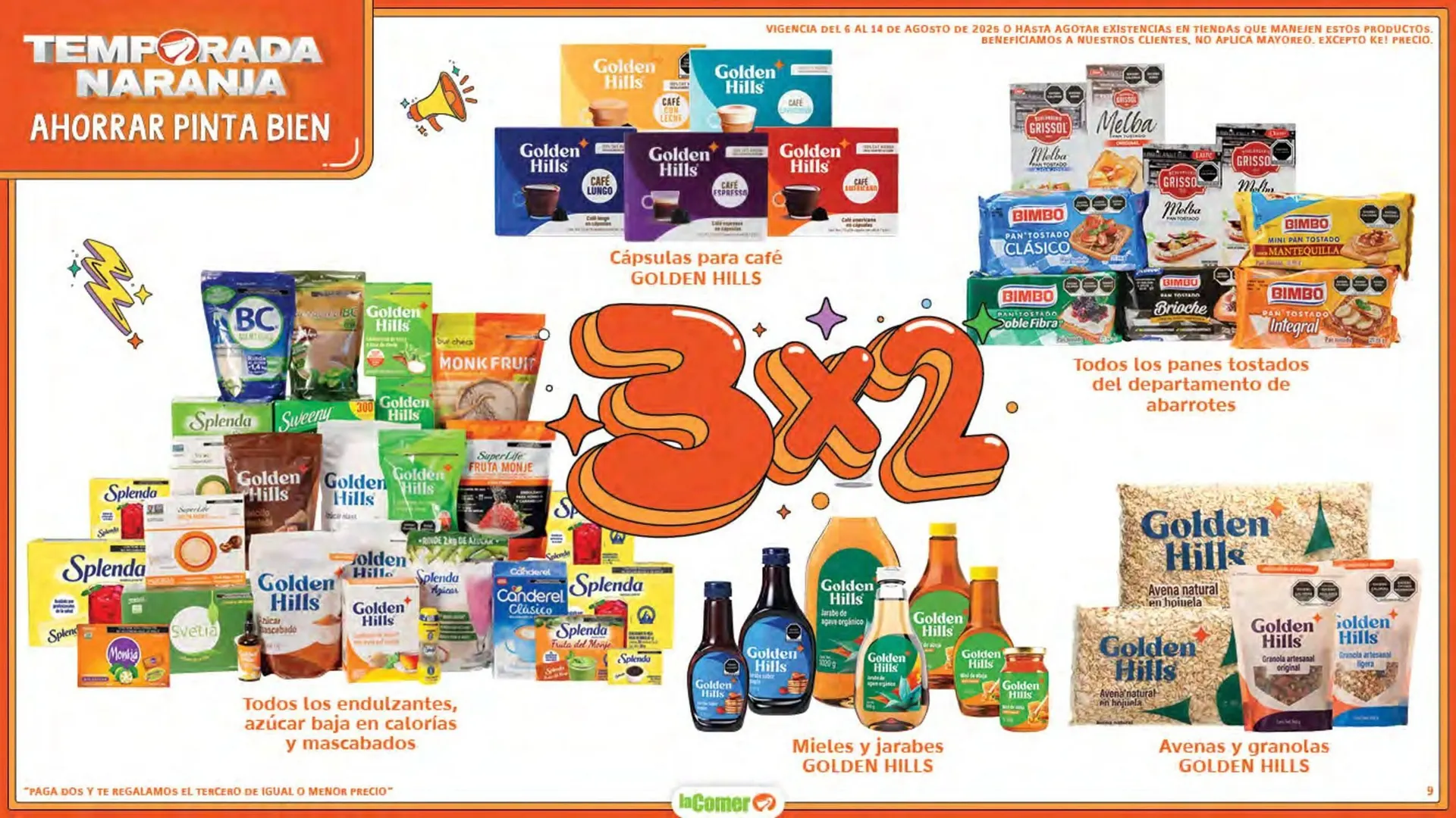 Catálogo de Catálogo La Comer 6 de agosto al 14 de agosto 2025 - Pagina 9