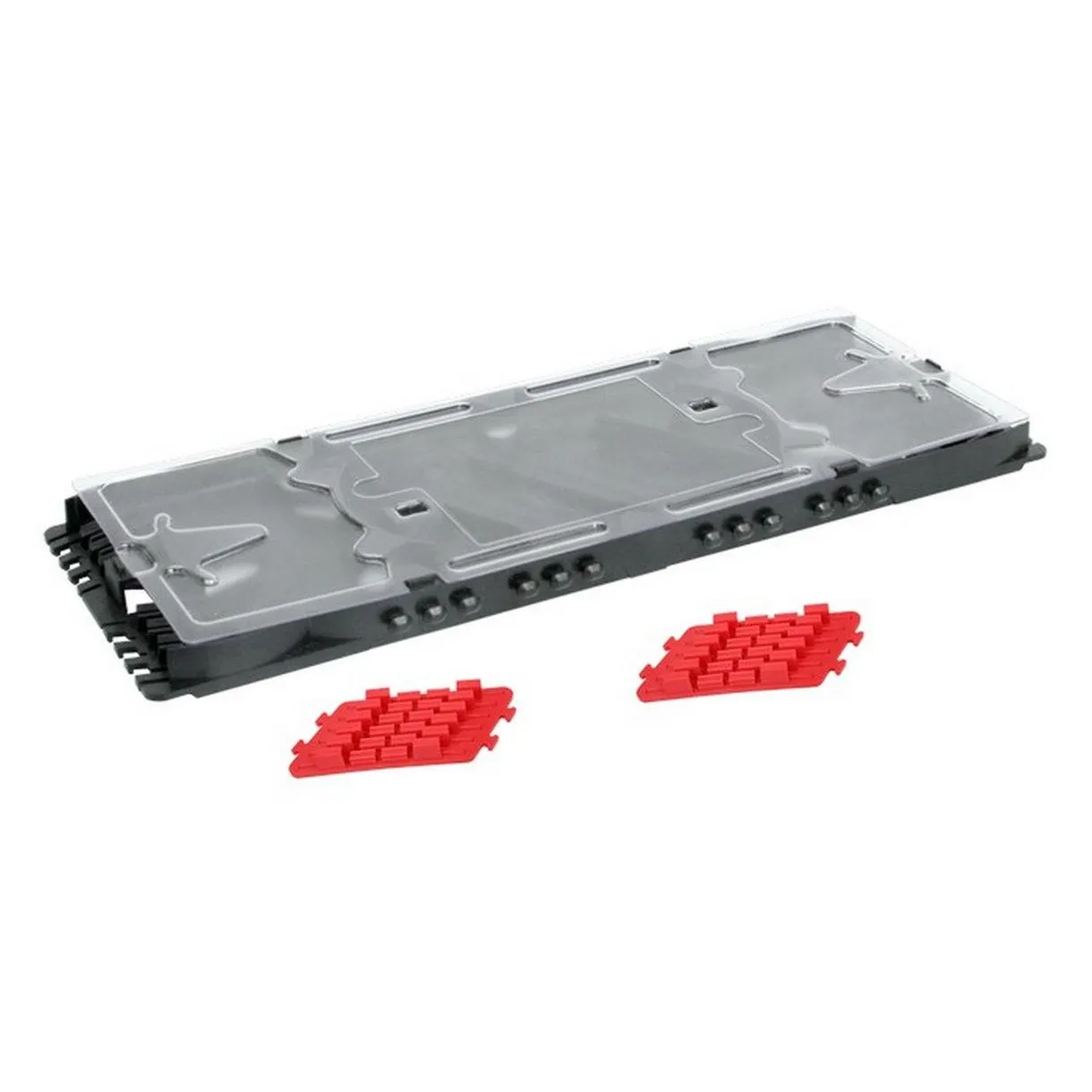 Charola de empalme con 2 chips 2521F para cierre 2178, 24 fusiones