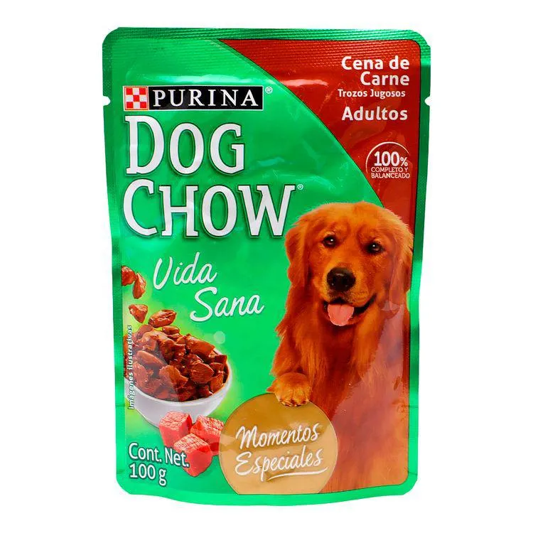 Alimento Dog Chow 100 Grs Cena Carne - Dog Chow - 1 pieza