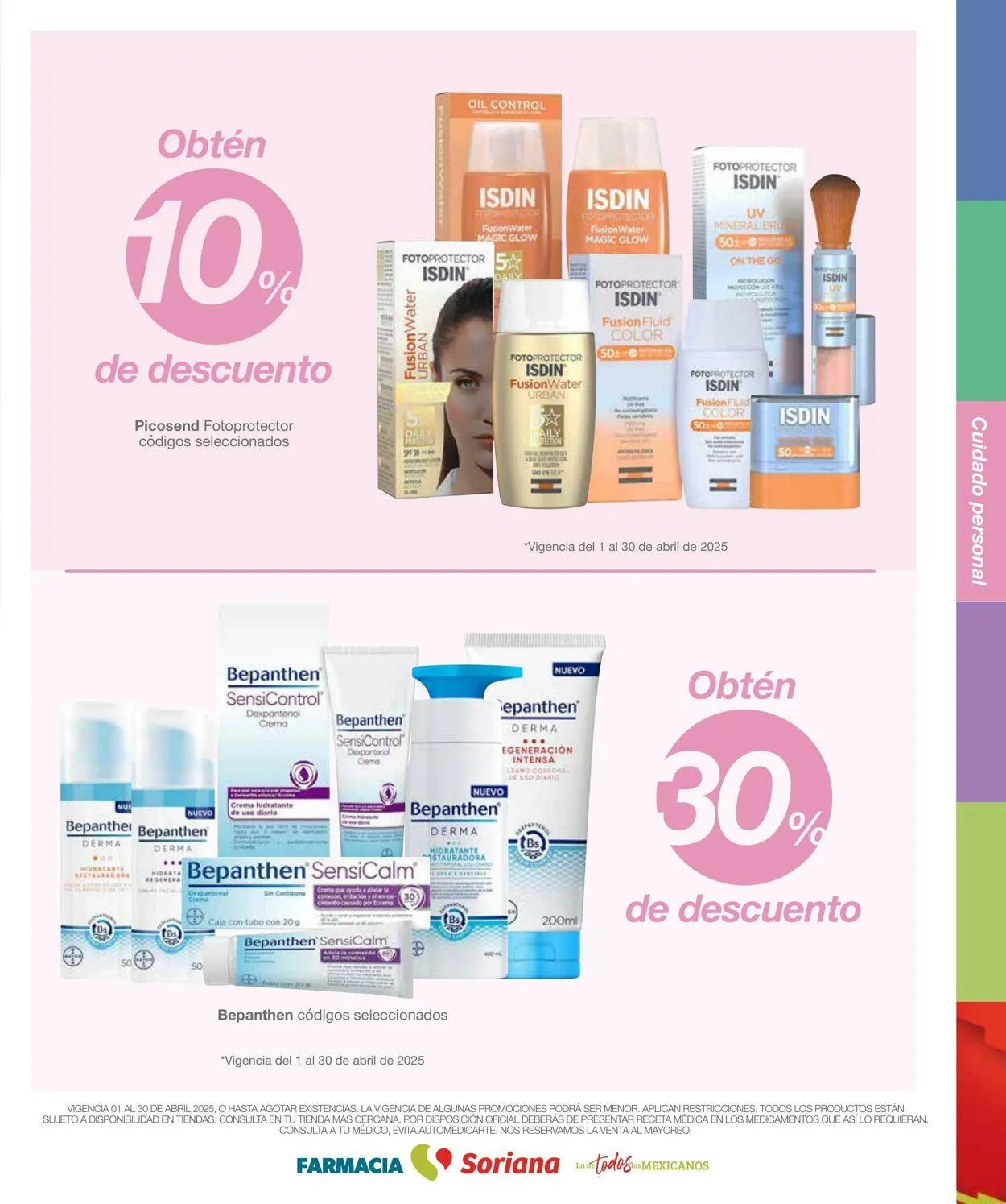 Catálogo de Soriana - Folleto Farmacia Abril Híper Nacional Oferta actual 1 de abril al 30 de abril 2025 - Pagina 7