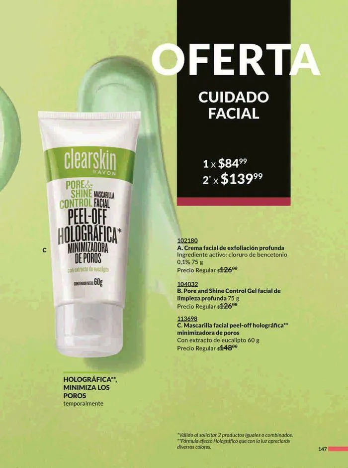 Catálogo de Avon COSMÉTICOS C15 14 de agosto al 18 de septiembre 2024 - Pagina 147