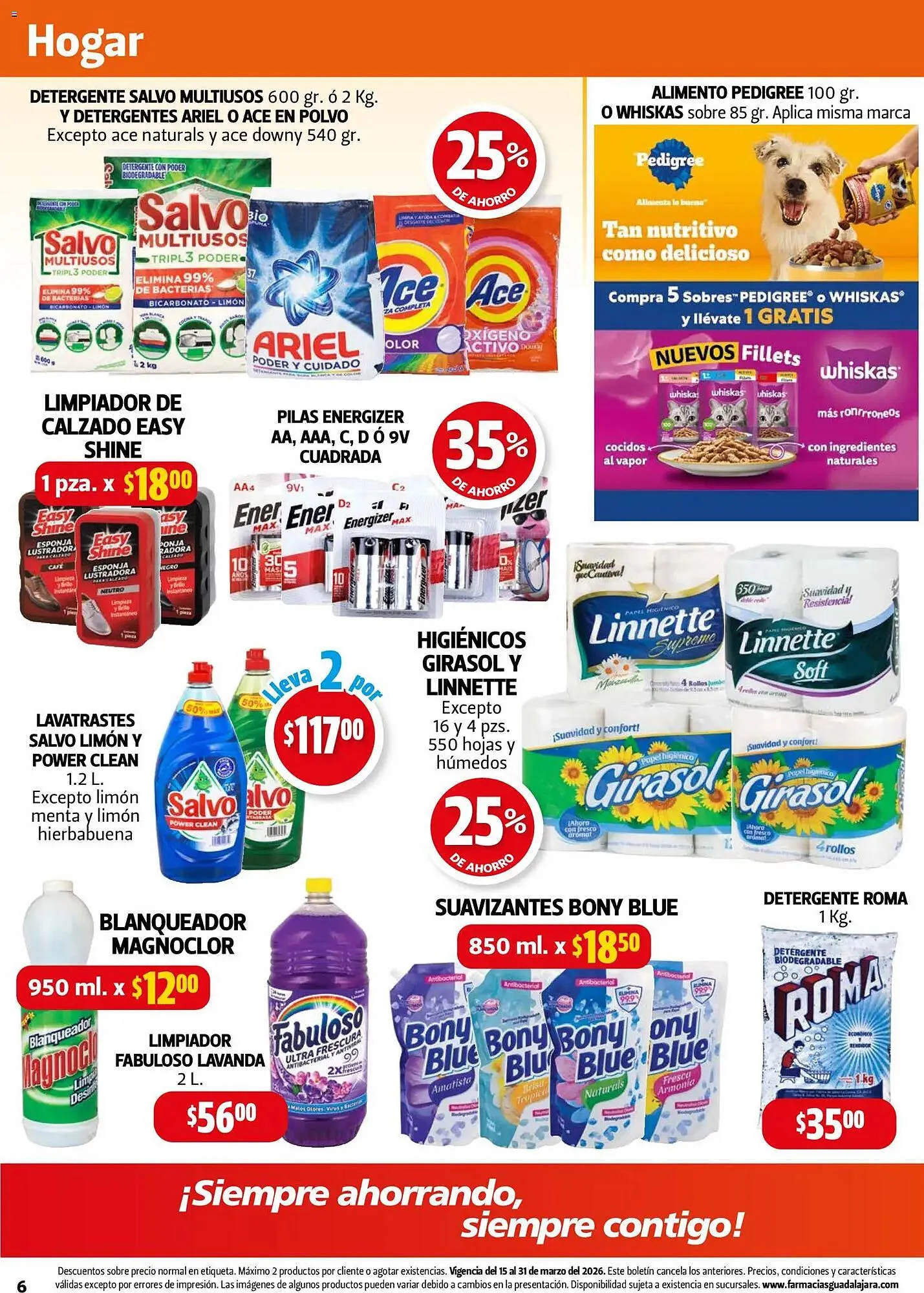 Catálogo de Folleto Farmacias Guadalajara 15 de marzo al 31 de marzo 2026 - Pagina 6