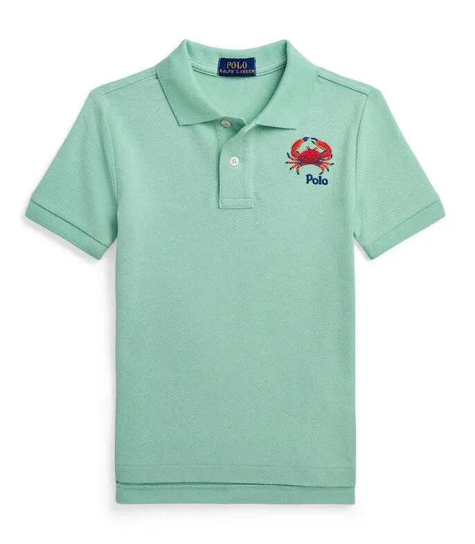Playera Tipo Polo Manga Corta Niño