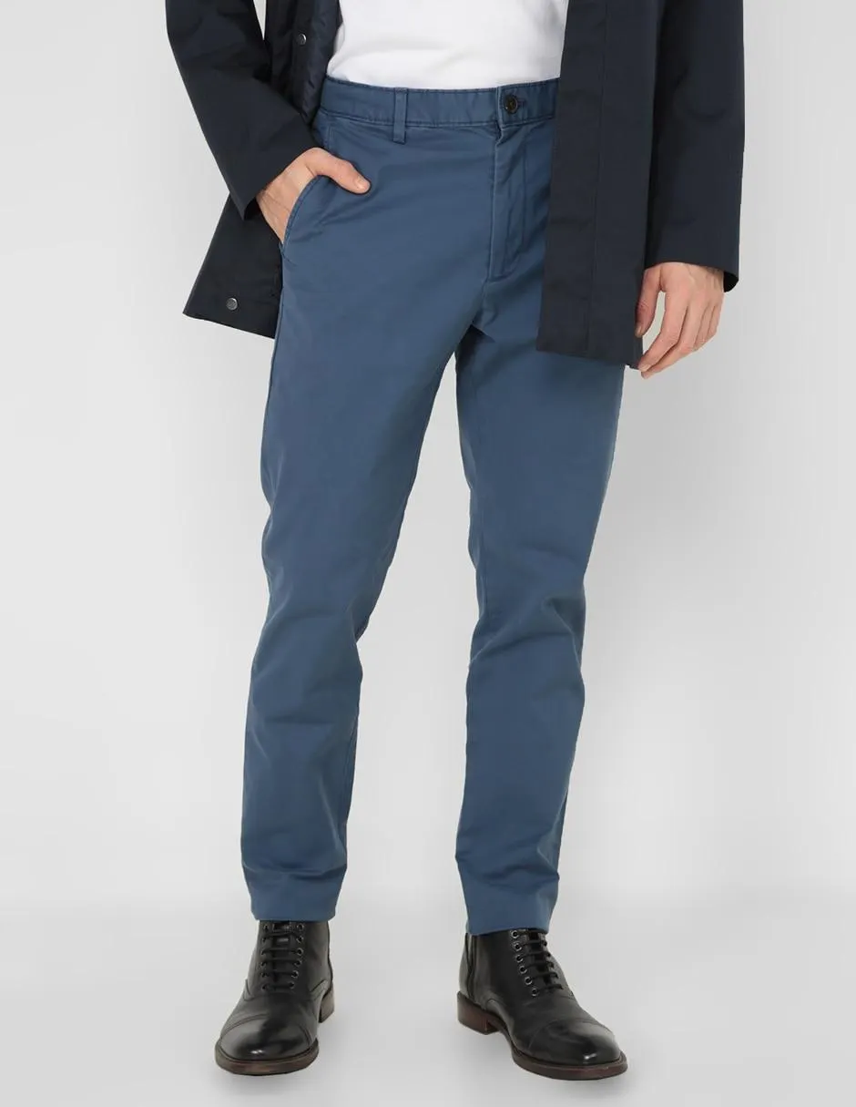 Pantalón slim de algodón para hombre