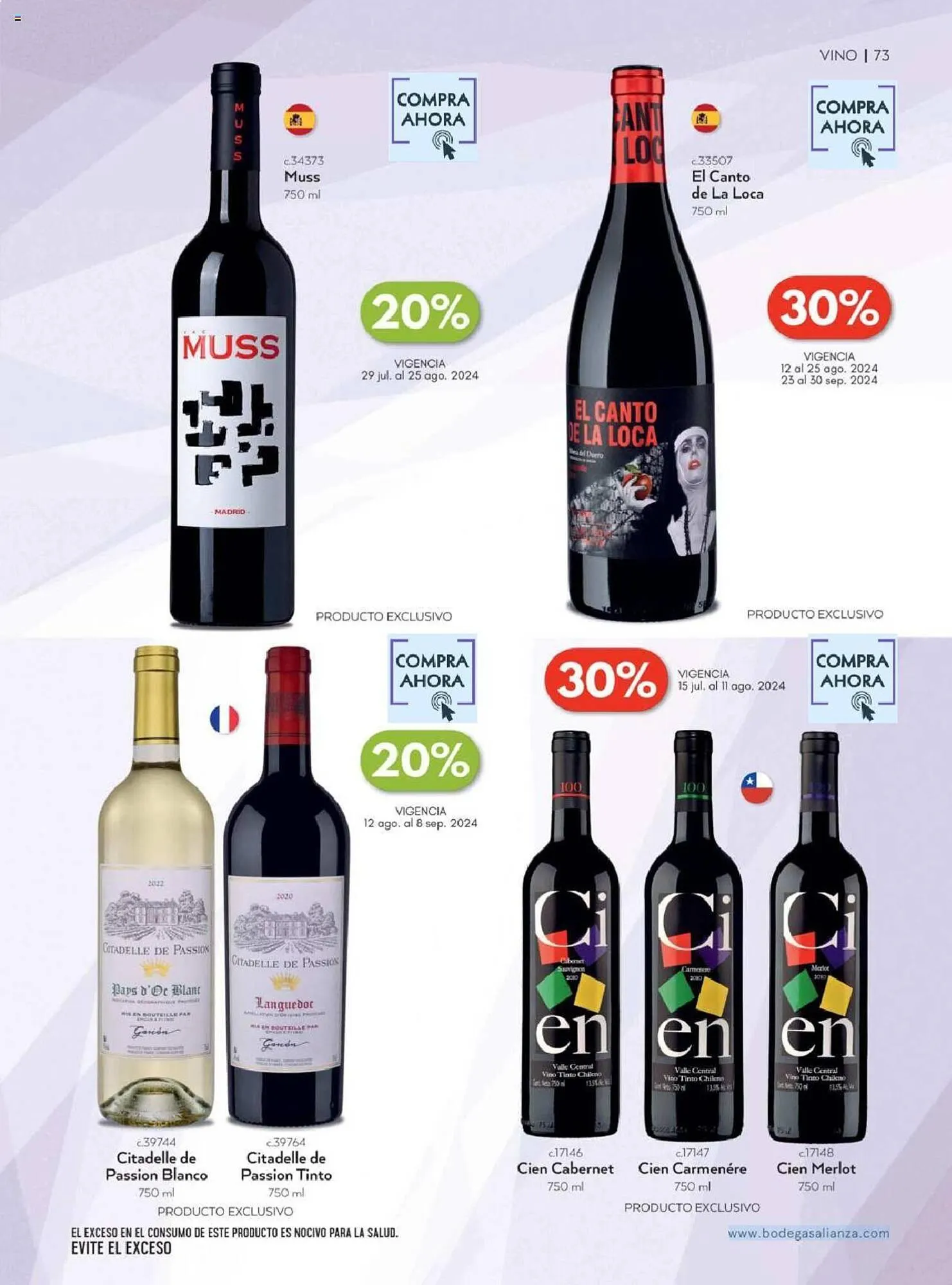 Catálogo de Catálogo Bodegas Alianza 1 de julio al 30 de septiembre 2024 - Pagina 75