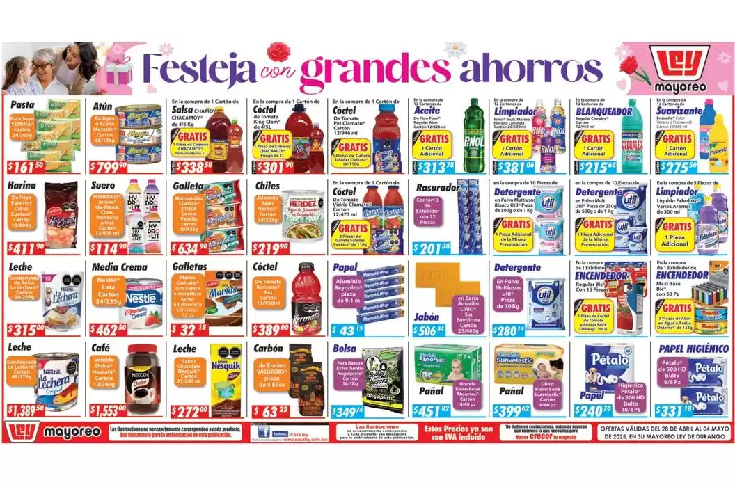 Catálogo de Ofertas Mayoreo Casa Ley 28 de abril al 4 de mayo 2025 - Pagina 3