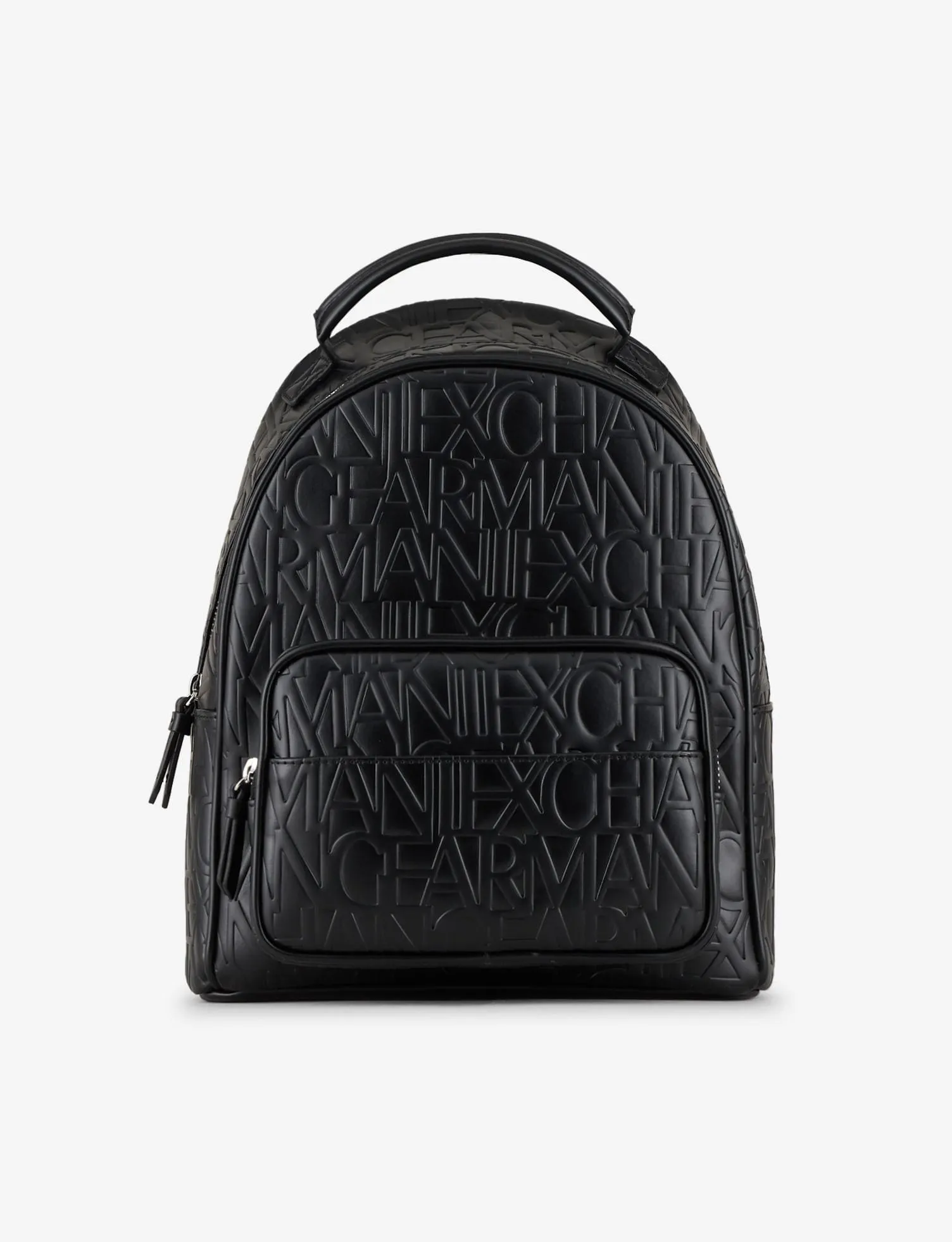 Mochila con logo grabado en toda la superficie