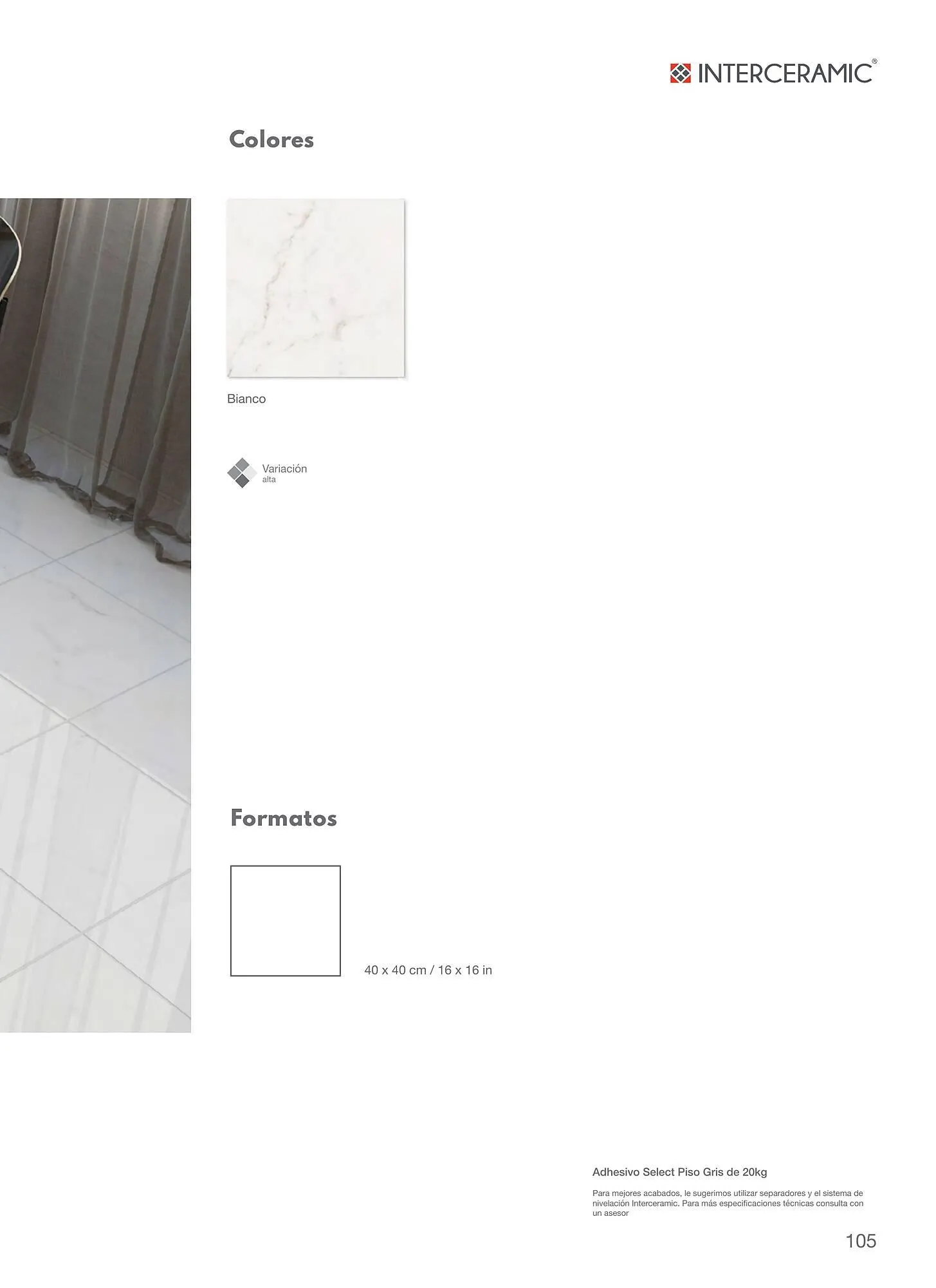 Catálogo de Catálogo Interceramic 12 de marzo al 31 de diciembre 2024 - Pagina 105