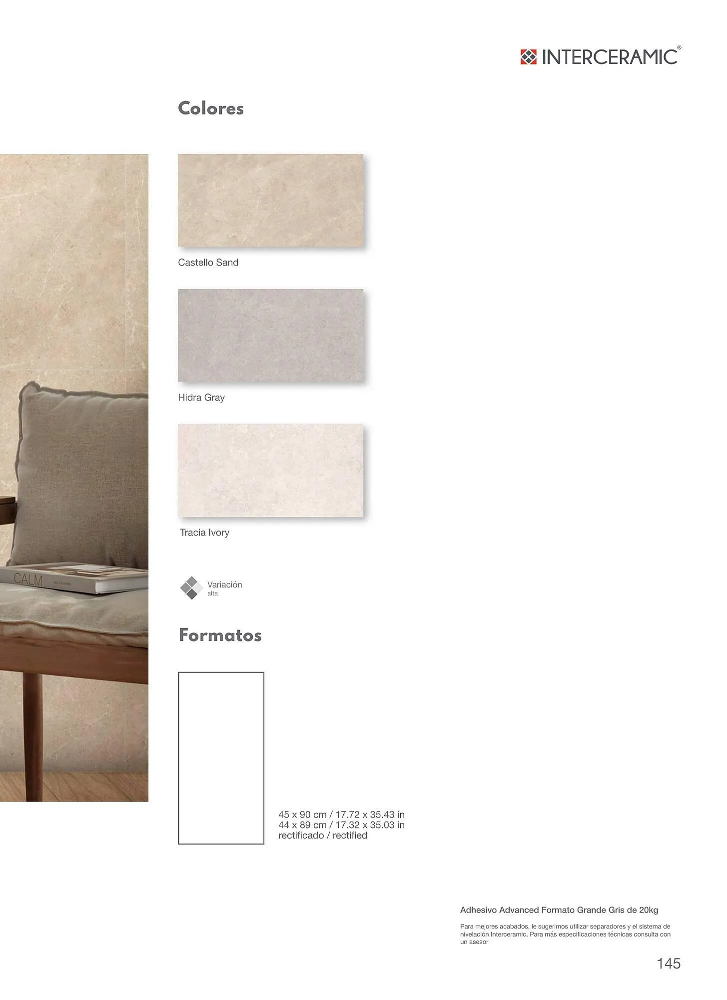 Catálogo de Catálogo Interceramic 12 de marzo al 31 de diciembre 2024 - Pagina 145