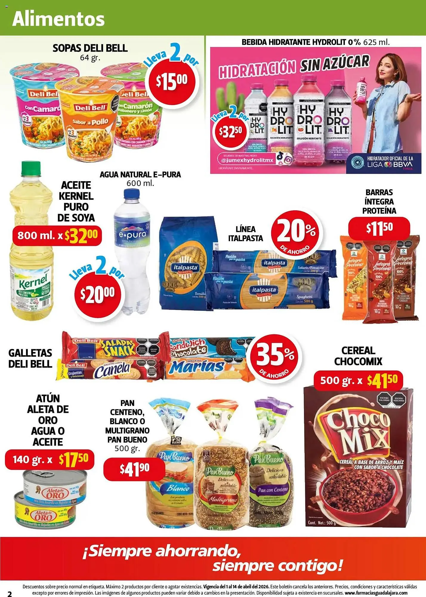 Catálogo de Folleto Farmacias Guadalajara 1 de abril al 15 de abril 2026 - Pagina 2