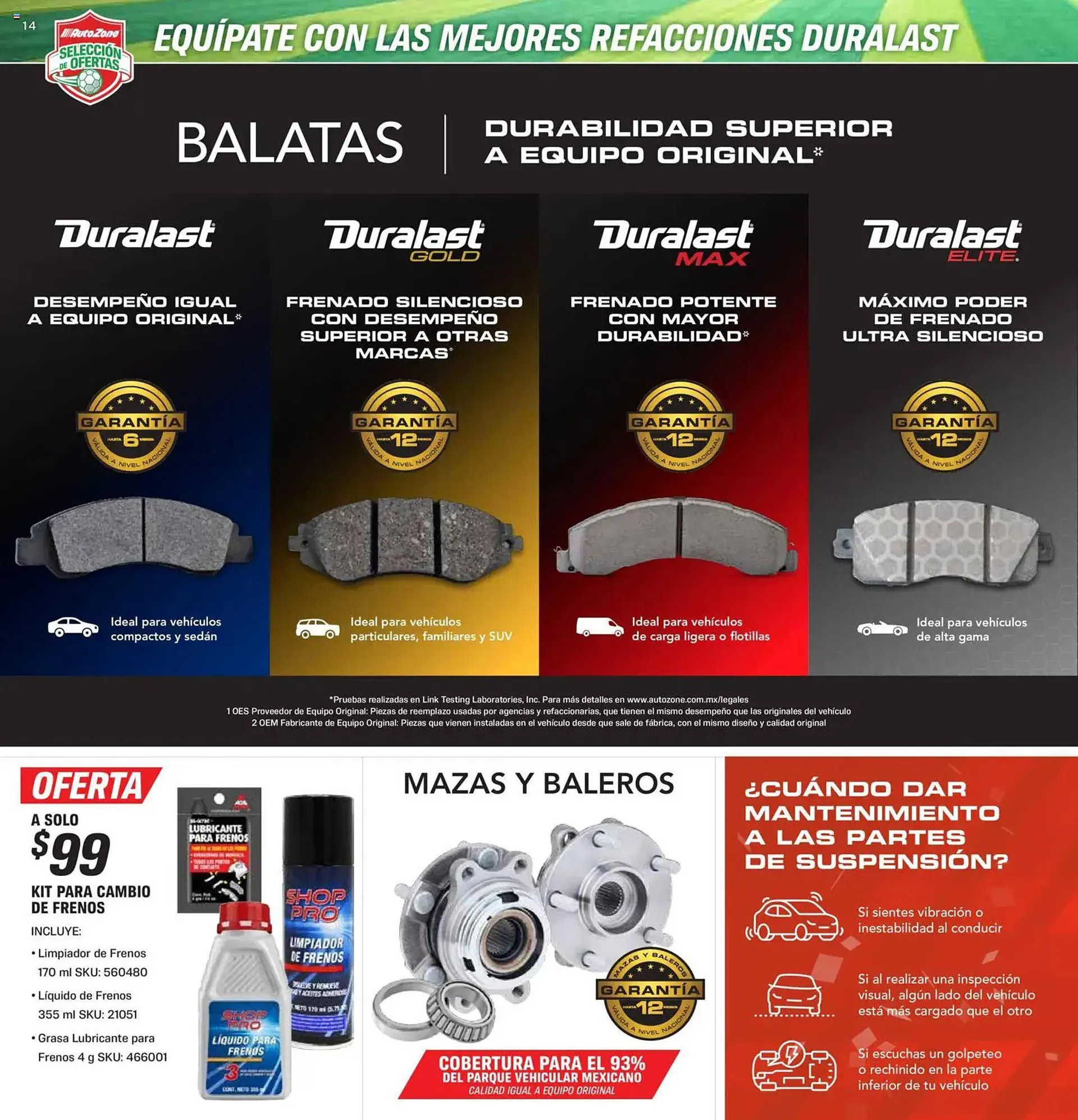 Catálogo de Catálogo AutoZone 15 de mayo al 22 de junio 2026 - Pagina 14