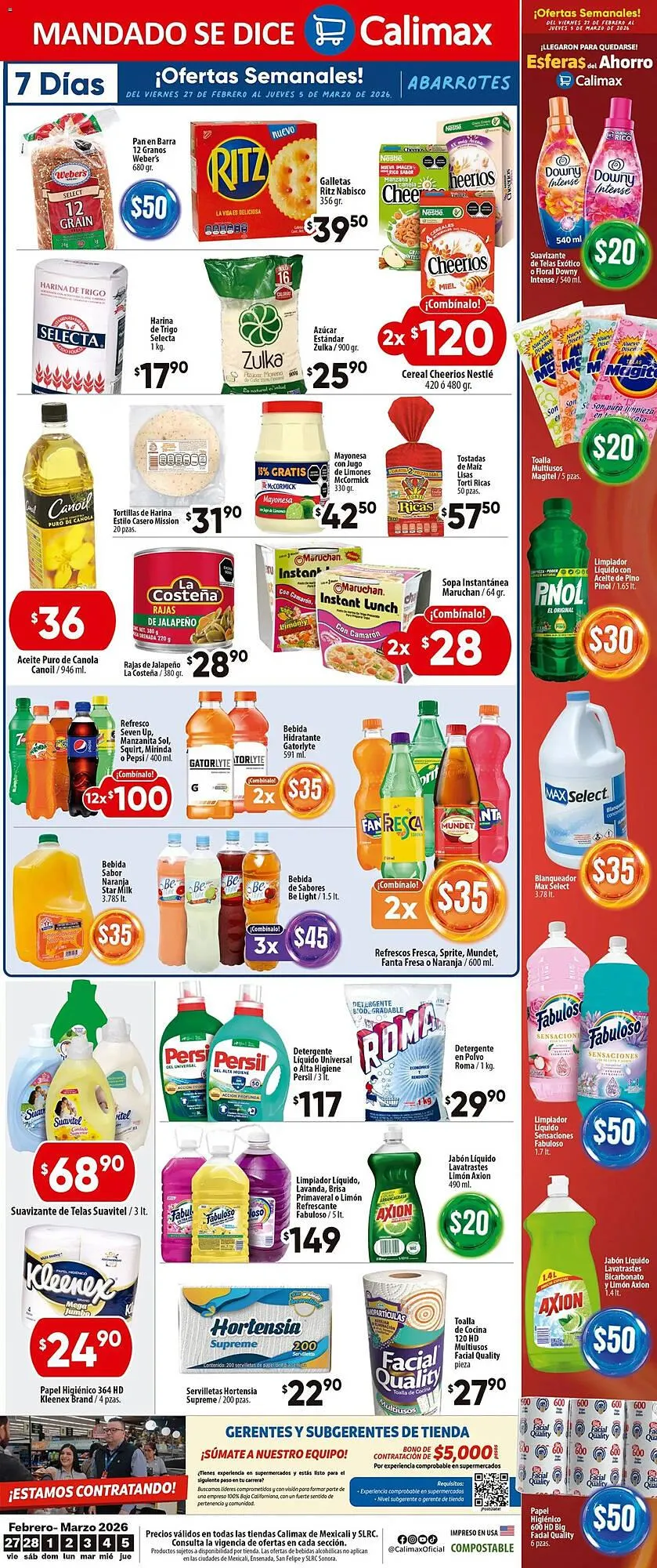 Catálogo de Folleto Calimax 27 de febrero al 3 de marzo 2026 - Pagina 6