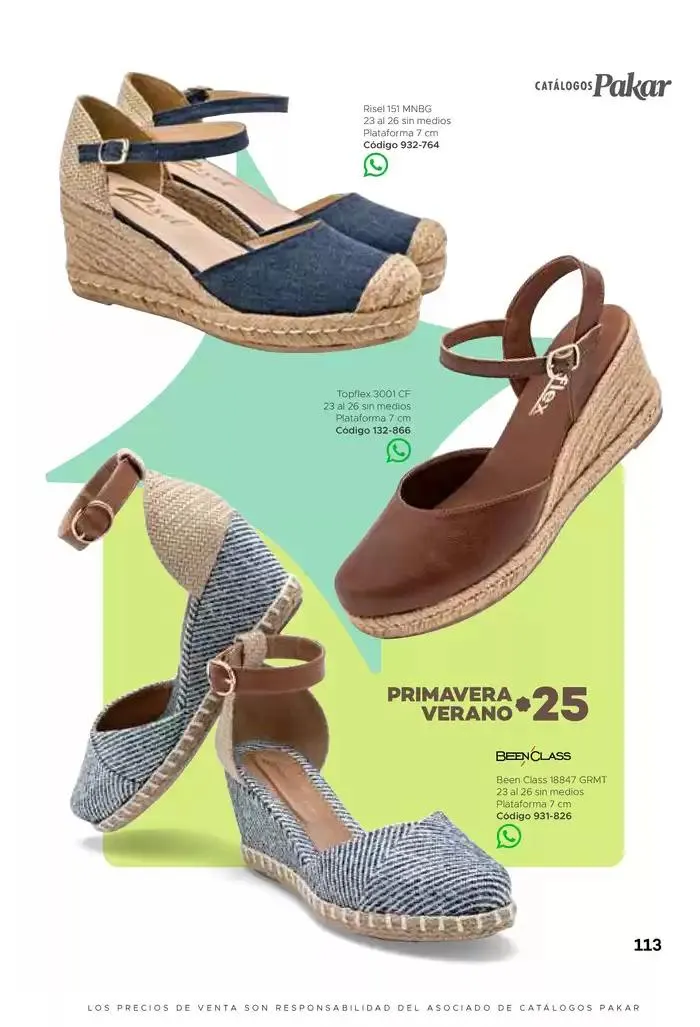 Catálogo de Pakar Mujer 31 de enero al 31 de agosto 2025 - Pagina 113