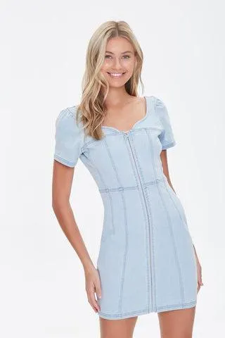 VESTIDO DENIM ESCOTE V