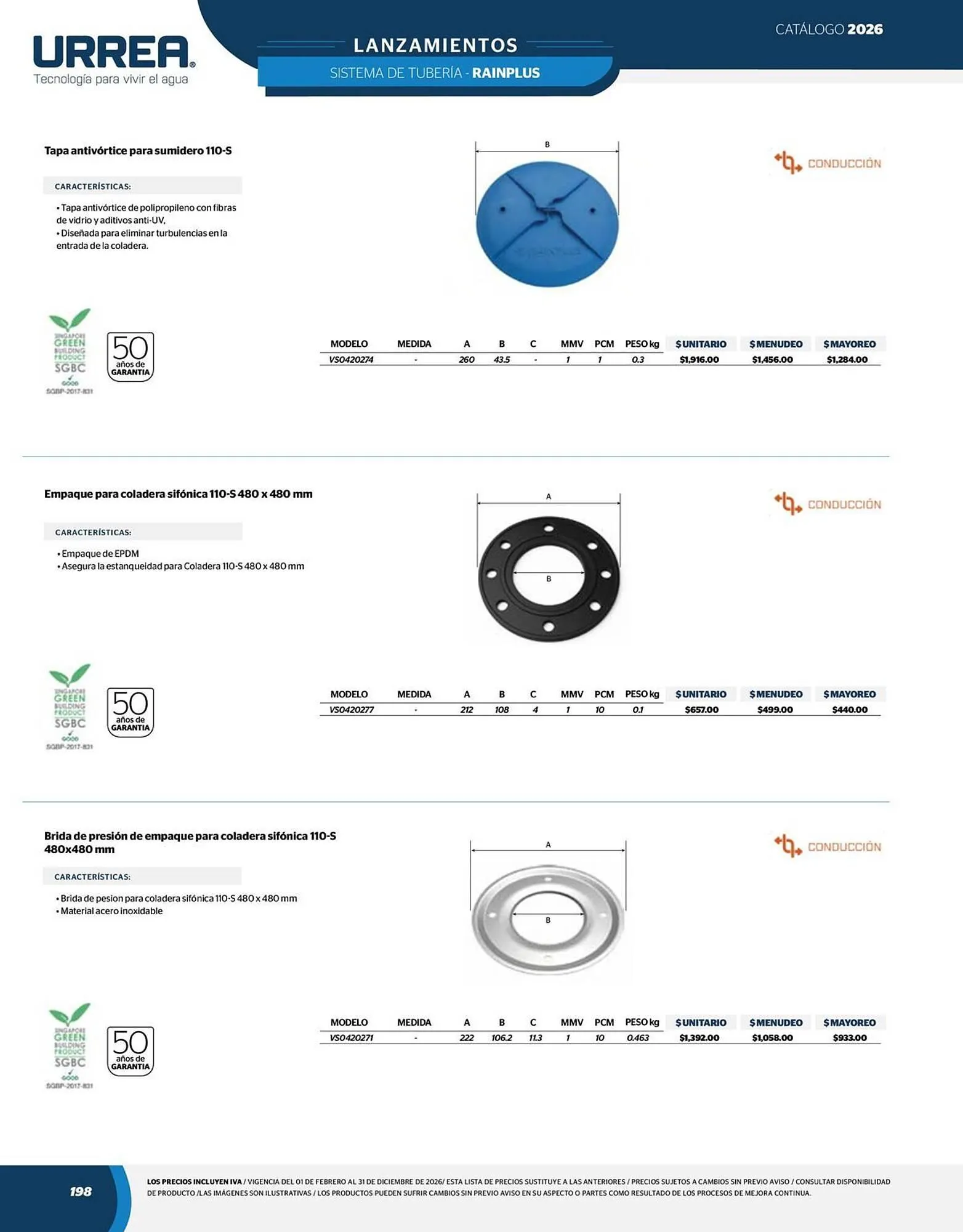Catálogo de Catálogo Urrea 24 de abril al 31 de diciembre 2026 - Pagina 200