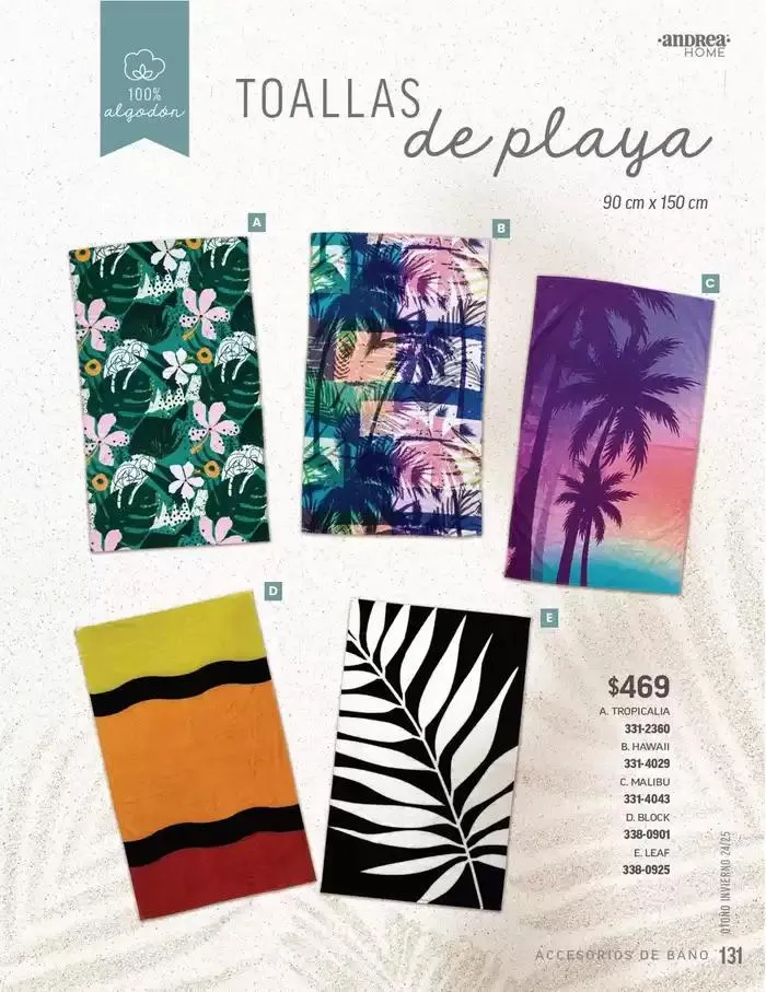 Catálogo de ANDREA - ANDREA HOME 26 de agosto al 25 de enero 2025 - Pagina 35