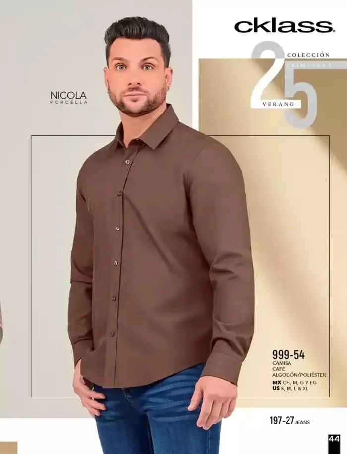 Catálogo de Catálogo Cklass Ropa Caballero Primavera Verano 2025 8 de enero al 30 de junio 2025 - Pagina 46