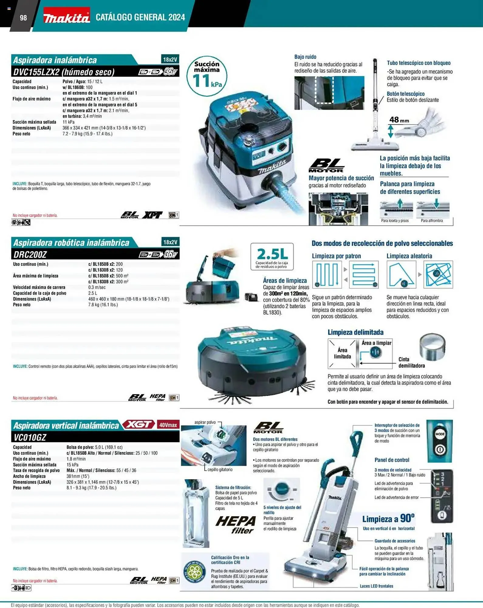 Catálogo de Catálogo Makita 4 de septiembre al 1 de julio 2026 - Pagina 98