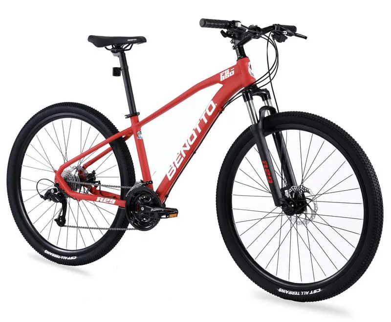 Bicicleta BENOTTO Montaña FS-850 R29 24V Aluminio Rojo