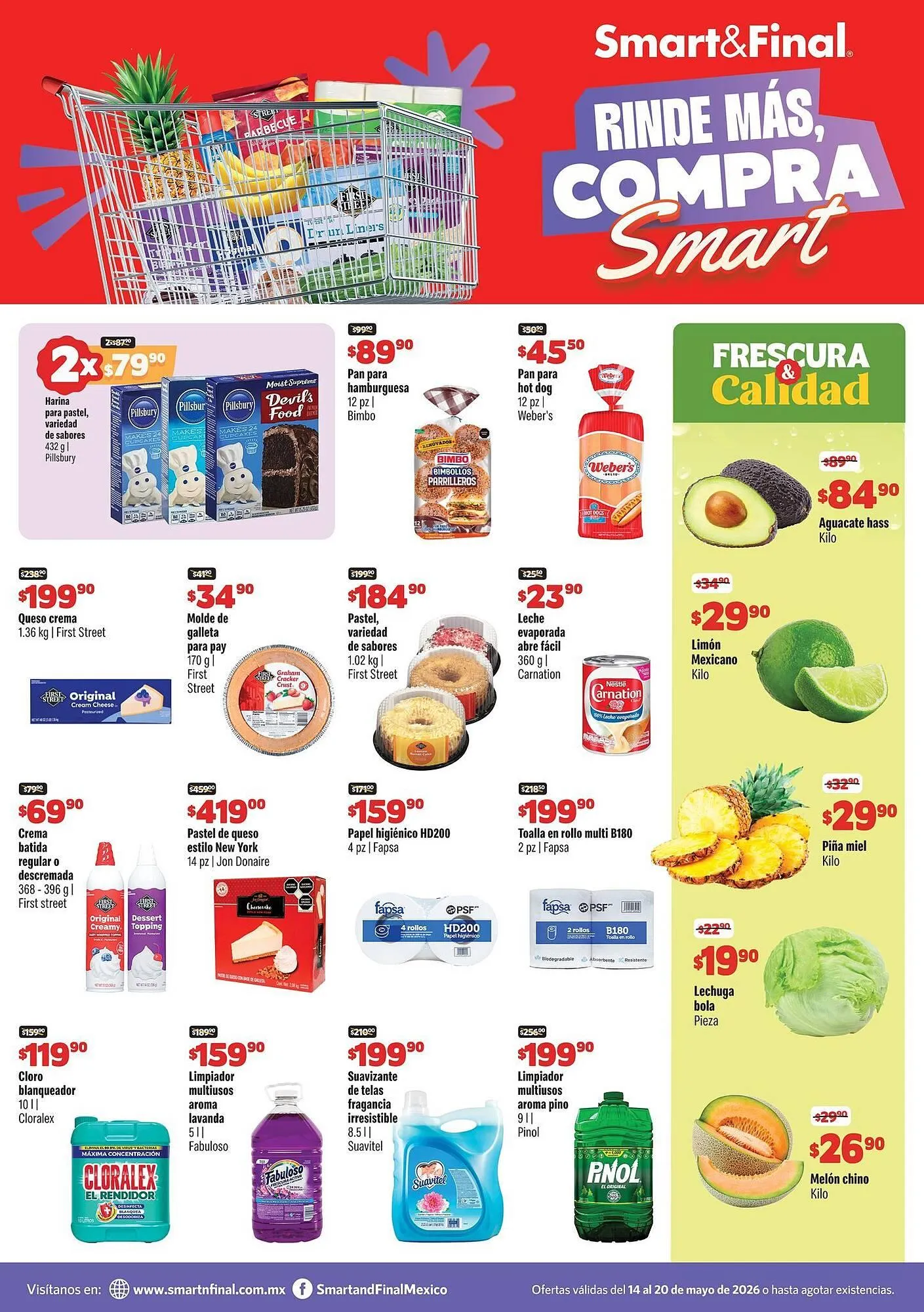 Catálogo de Catálogo Smart & Final 14 de mayo al 20 de mayo 2026 - Pagina 1