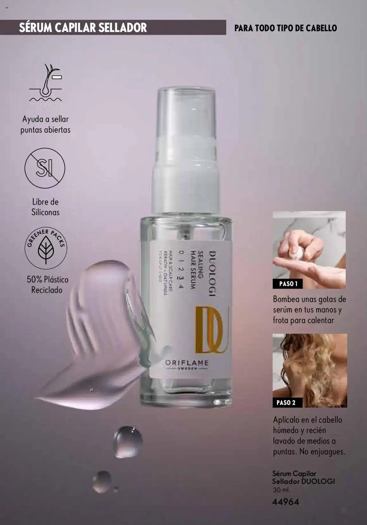 Catálogo de Oriflame catálogo Aniversario Duologi 10 de septiembre al 31 de diciembre 2024 - Pagina 31