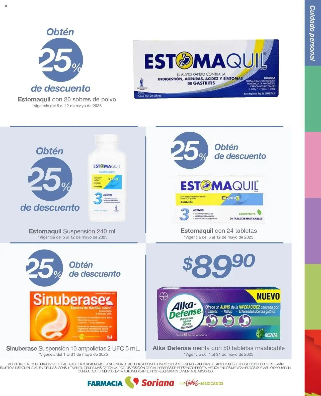 Catálogo de Soriana - Folleto Farmacia Mayo Híper Nacional 1 de mayo al 31 de mayo 2025 - Pagina 5