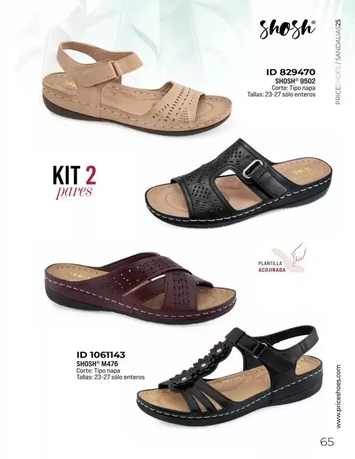 Catálogo de SANDALIAS | KITS | 2025 | 1E 1 de enero al 31 de diciembre 2025 - Pagina 65
