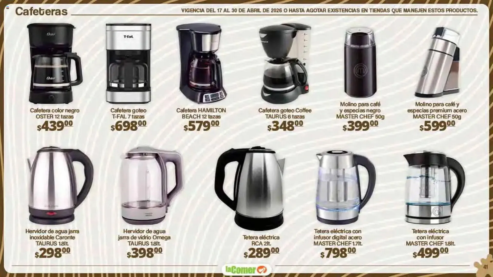 Catálogo de Folleto La Comer 17 de abril al 30 de abril 2026 - Pagina 41