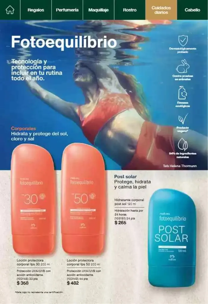 Catálogo de Revista Natura Ciclo 18 2024 8 de noviembre al 8 de diciembre 2024 - Pagina 160