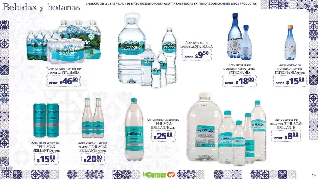 Catálogo de La Comer Puebla Rincones de México 2 de abril al 4 de mayo 2025 - Pagina 14