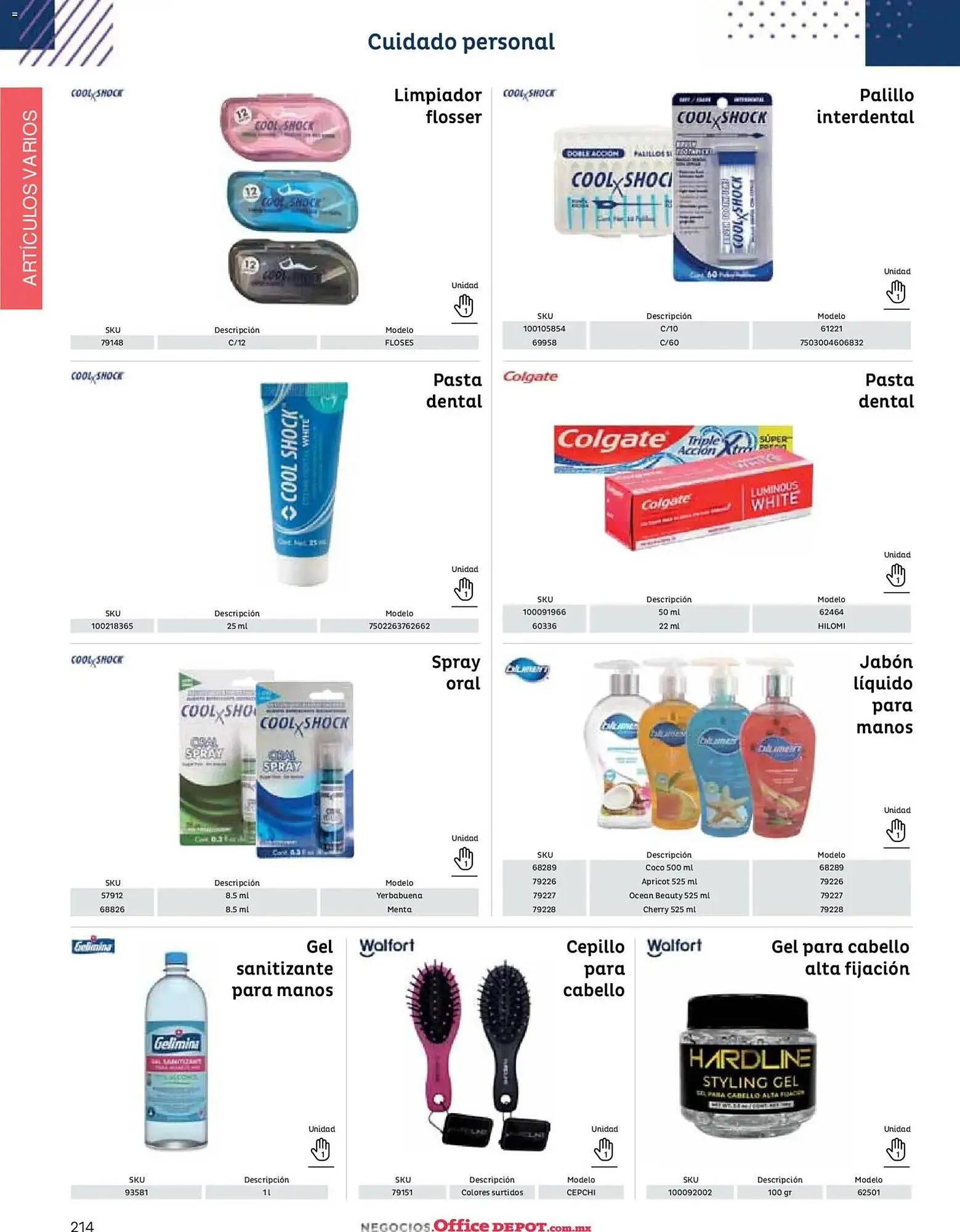Catálogo de Catálogo Office Depot 12 de enero al 1 de enero 2027 - Pagina 216
