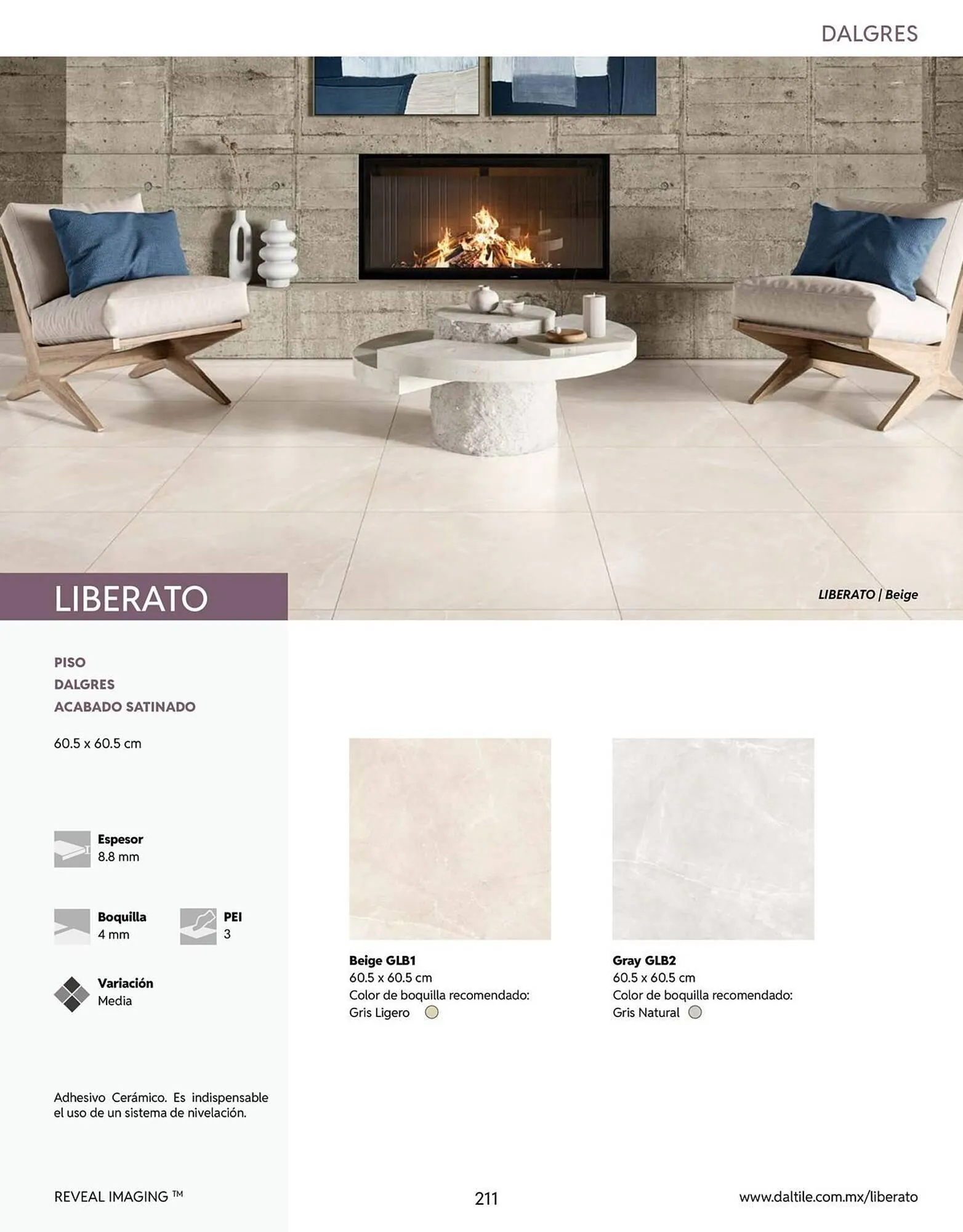 Catálogo de Catálogo Daltile 13 de enero al 31 de diciembre 2026 - Pagina 211