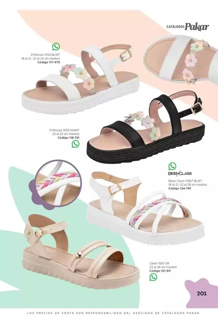 Catálogo de Pakar Sandalia 31 de enero al 31 de mayo 2025 - Pagina 201