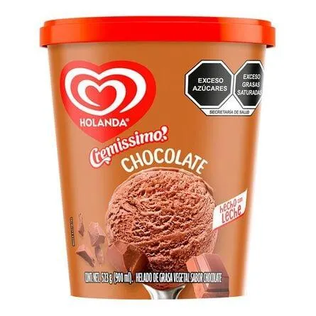 Helado Holanda Chocolate 900 ml