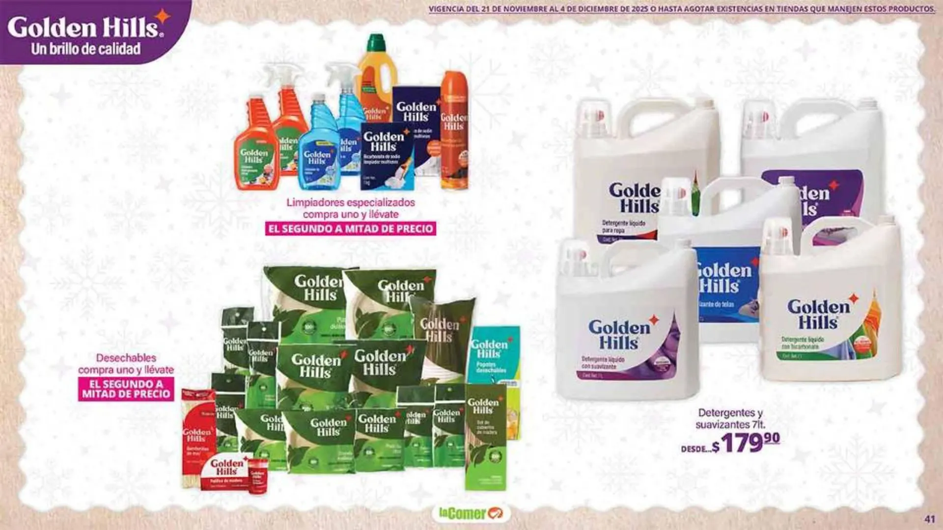 Catálogo de Folleto La Comer 21 de noviembre al 4 de diciembre 2025 - Pagina 41