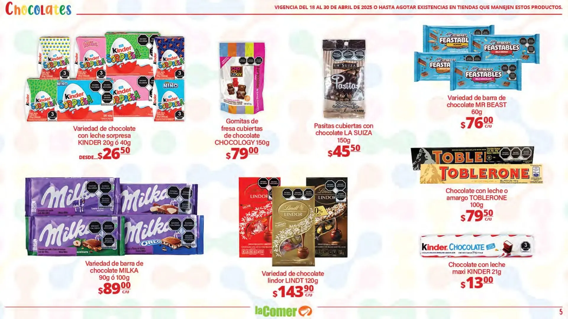 Catálogo de Catálogo La Comer 18 de abril al 30 de abril 2025 - Pagina 5