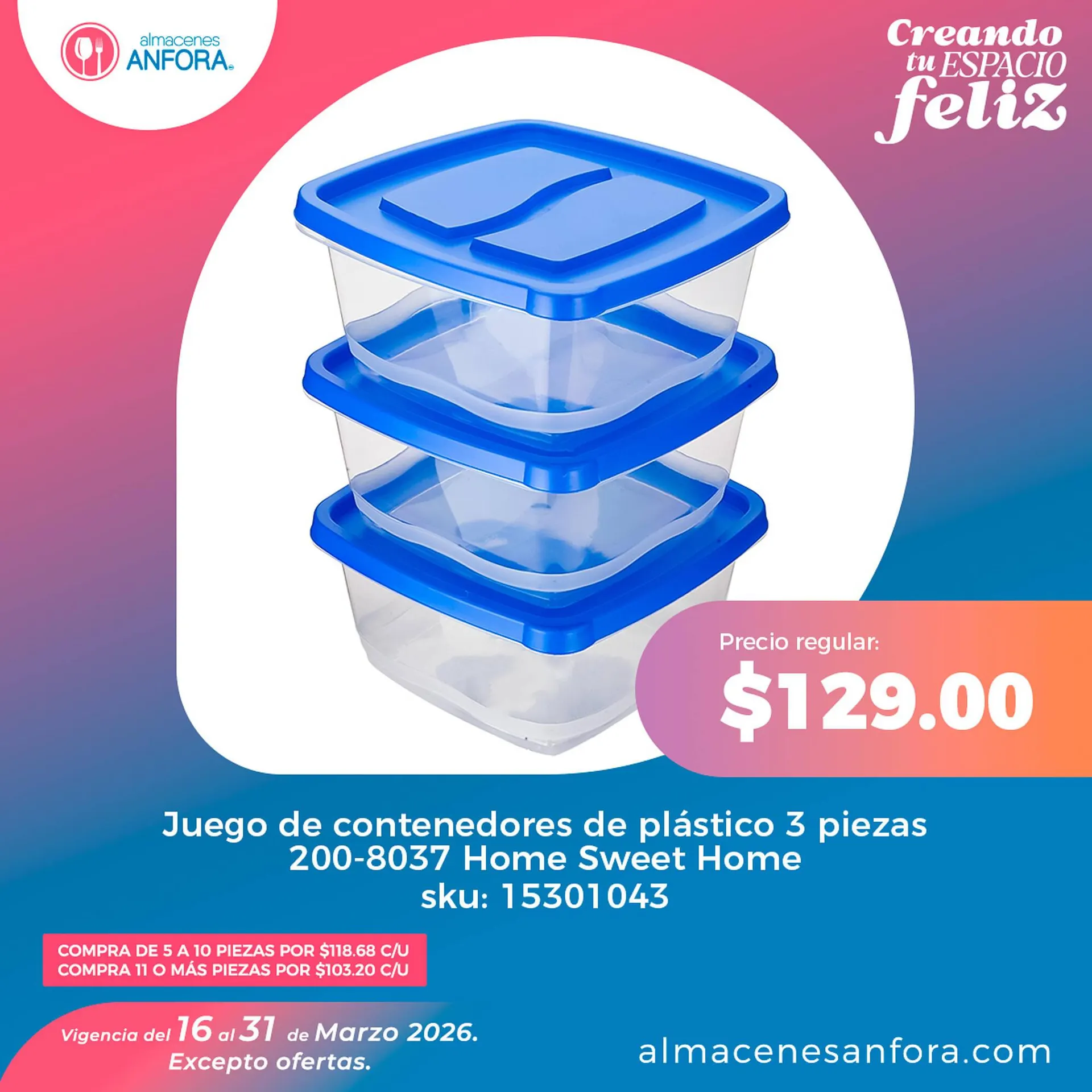 Catálogo de Catálogo Almacenes Anfora 30 de marzo al 31 de marzo 2026 - Pagina 2