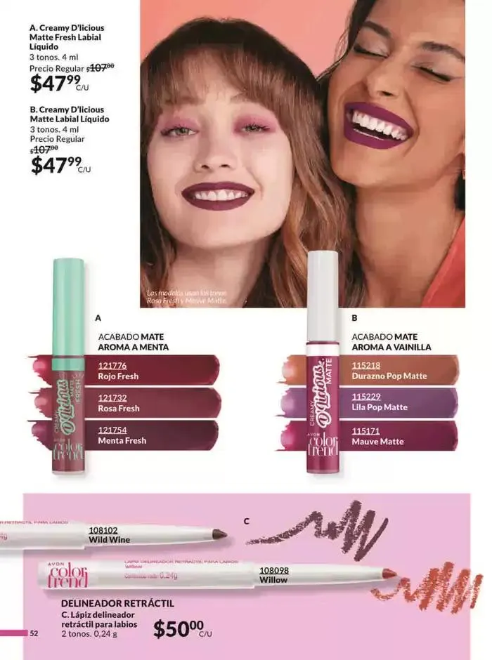 Catálogo de Avon COSMÉTICOS C2 3 de enero al 3 de febrero 2025 - Pagina 52