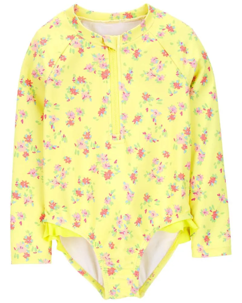 Traje De Baño De 1 Pieza Con Estampado Floral Oshkosh B'Gosh