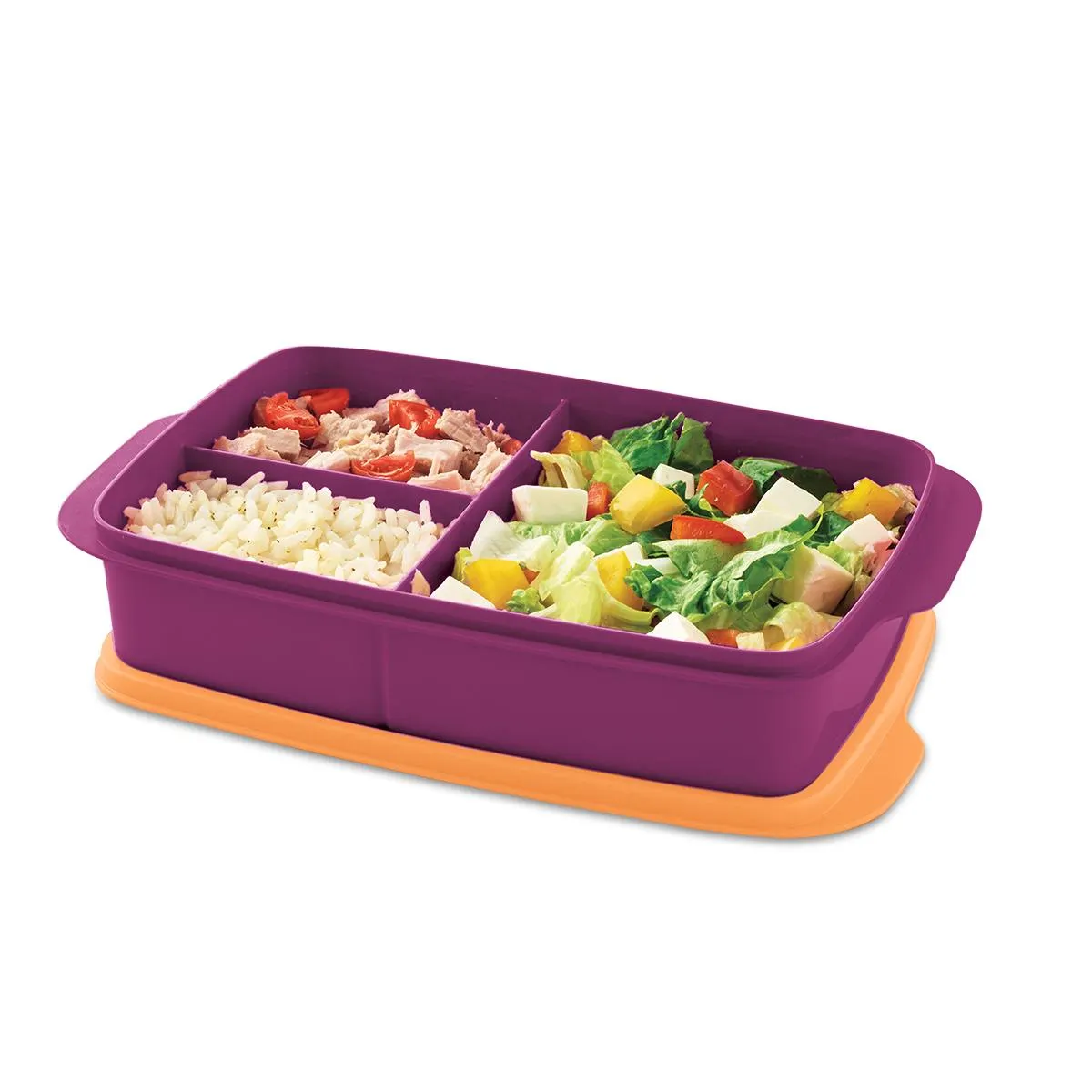 Eco Lunch Rectangular con Divisiones