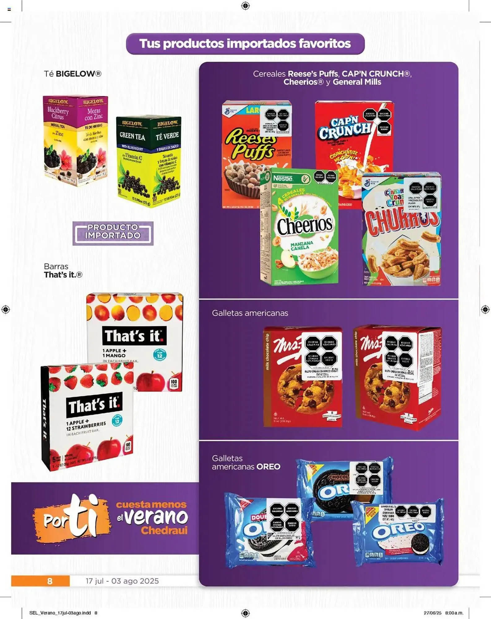 Catálogo de Catálogo Chedraui 17 de julio al 4 de agosto 2025 - Pagina 8