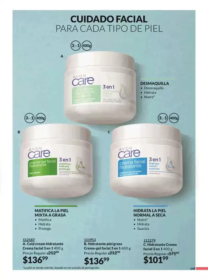 Catálogo de Avon COSMÉTICOS C2 3 de enero al 3 de febrero 2025 - Pagina 149