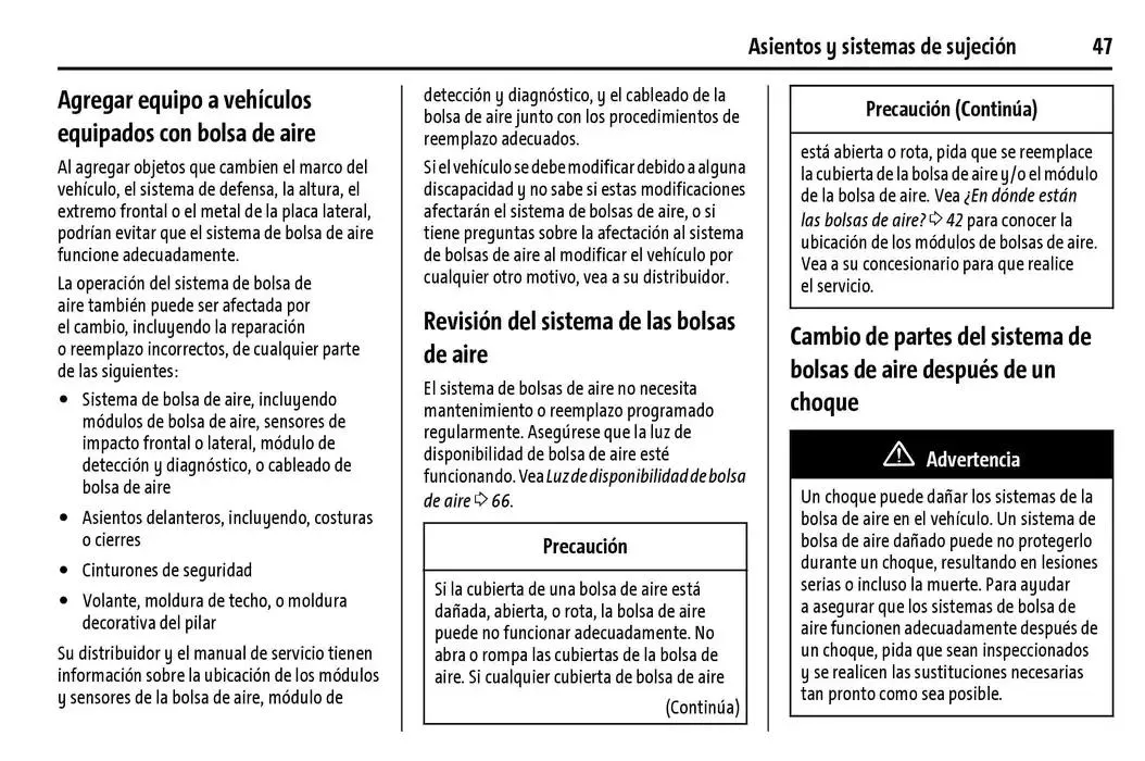 Catálogo de BrightDrop 400 Y BrightDrop 600 Manual del propietario 22 de enero al 31 de diciembre 2025 - Pagina 48