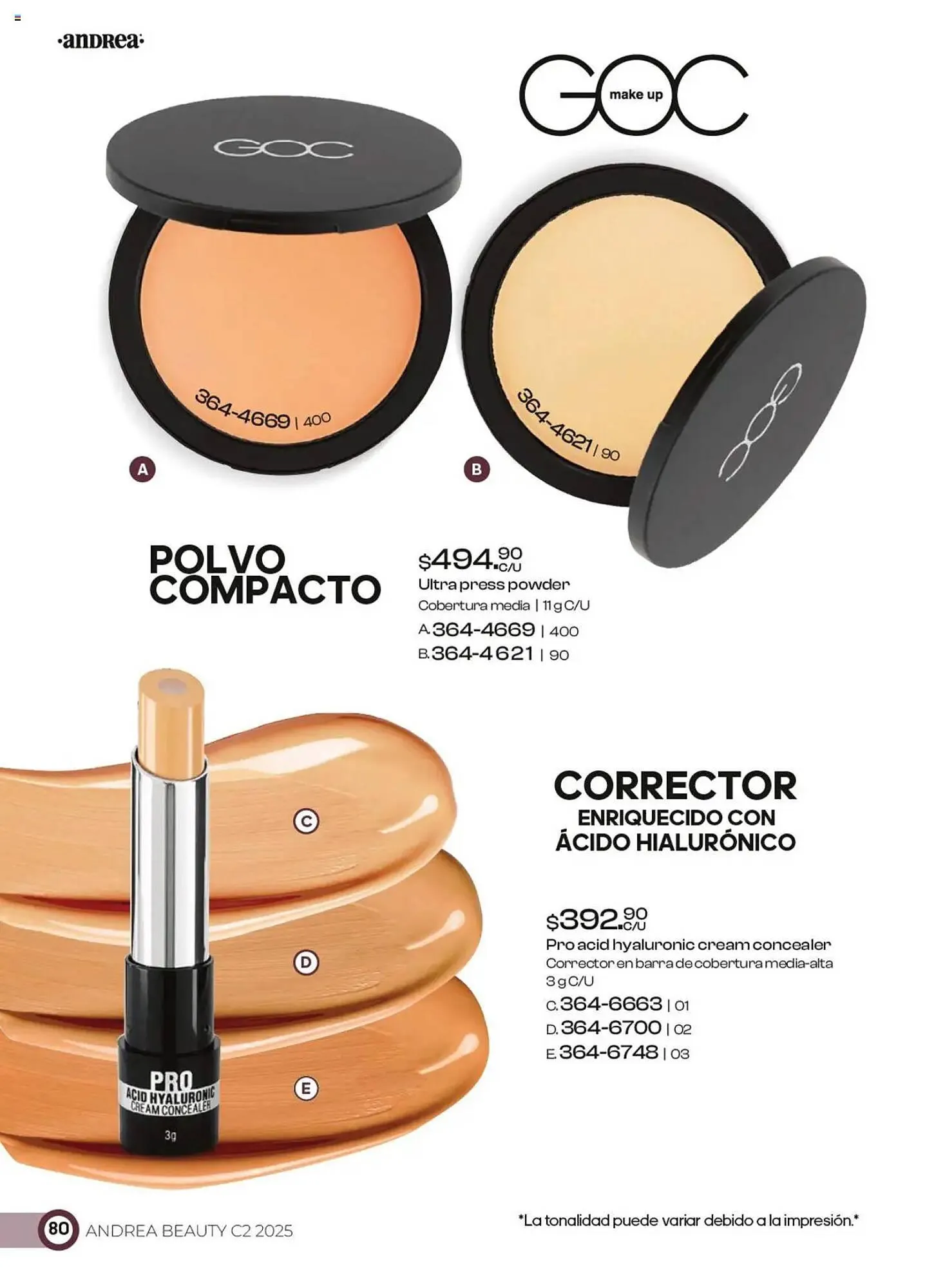 Catálogo de Catálogo Andrea 23 de marzo al 24 de mayo 2025 - Pagina 80