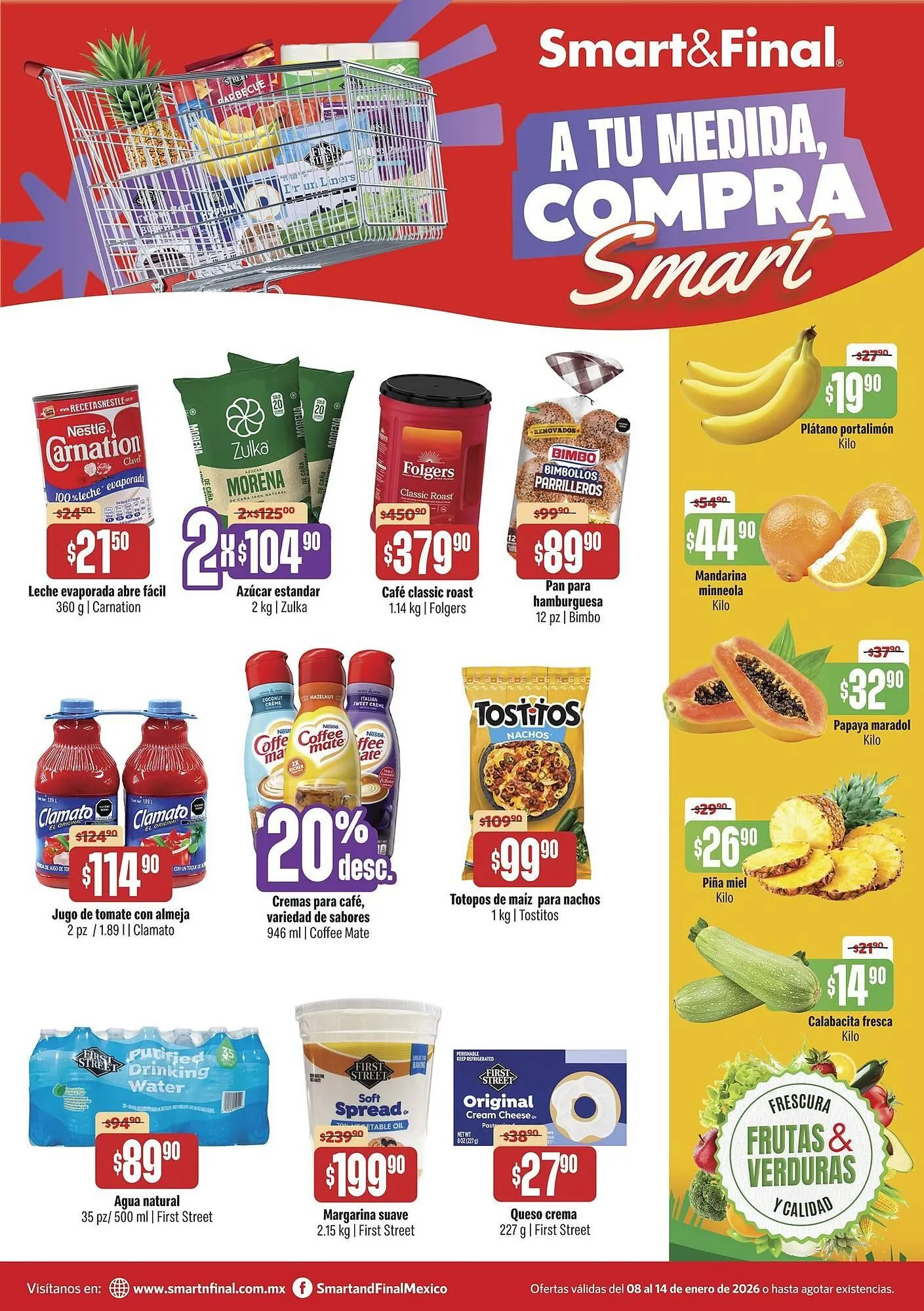 Catálogo de Catálogo Smart & Final 8 de enero al 14 de enero 2026 - Pagina 1