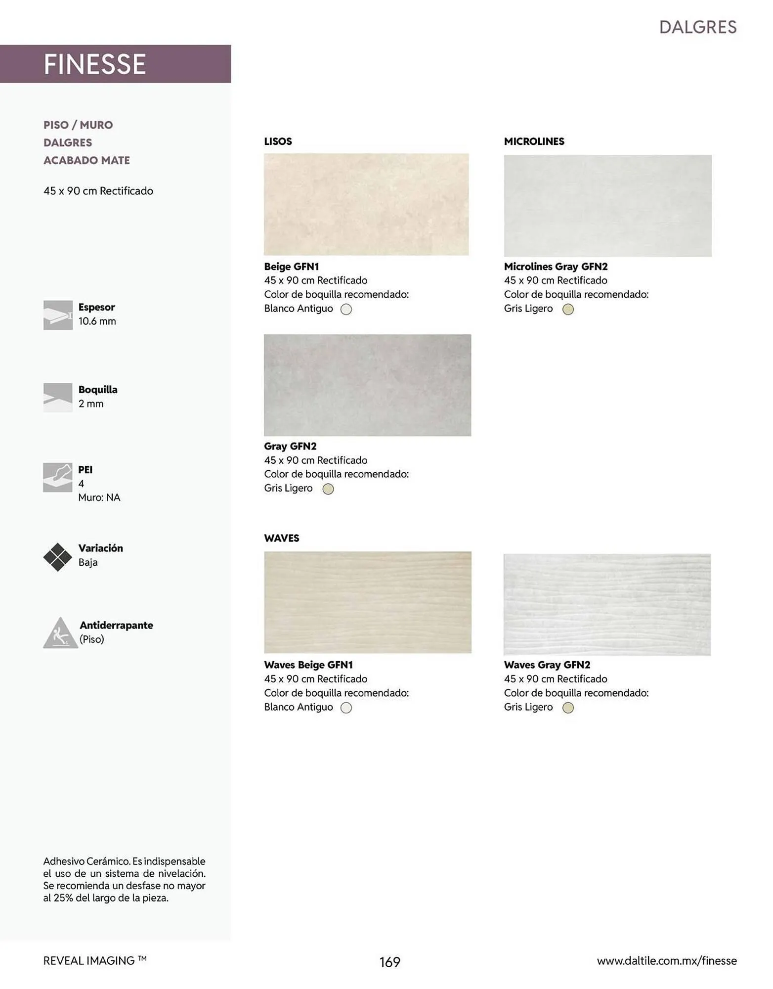 Catálogo de Catálogo Daltile 13 de enero al 31 de diciembre 2026 - Pagina 169